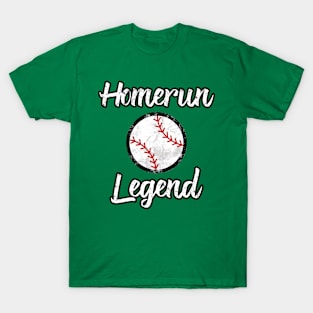 Home run Legend Baseball T-Shirt